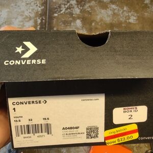 Converse Kids Sneakers - Blue and Black